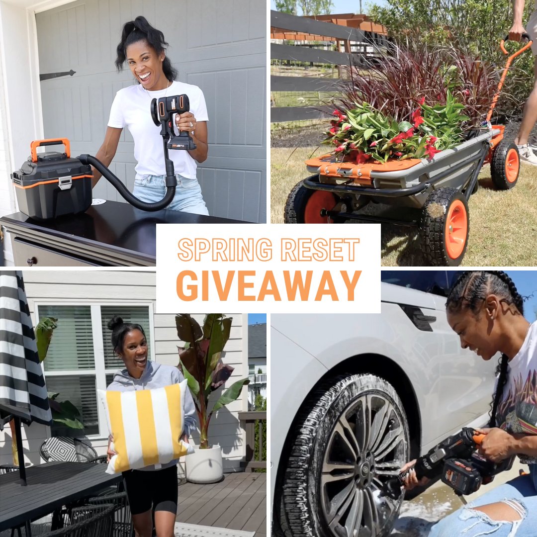 GIVEAWAY 🎉 Enter now to wrap up our Spring Reset with DIY queen, Ashley Dixon! ➡️ Like this tweet ➡️ Reply with your bundle choice: Car Cleaning, Patio Cleanup, Gardening, Pressure Washing, or Furniture Flipping ➡️ Sign up for our VIP list: bit.ly/3JwHgod