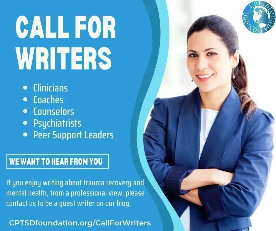 Do you enjoy writing? Do you want to share your story to help inspire others? Use your voice and become a guest writer on our blog! Actively seeking both clinicians and survivors to expand our volunteer guest writing team. buff.ly/3BfwixW #traumanarrative #healingcptsd