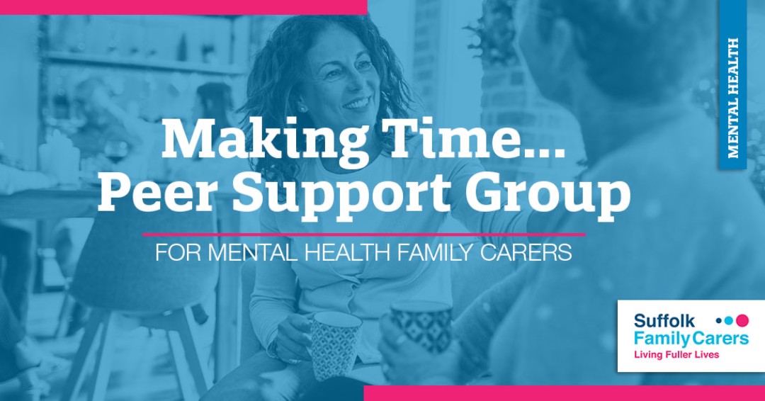 Are you caring for someone with a mental health difficulty? Why not come along to our monthly peer support group, which takes place in Claydon on Wednesday 1.00-2.30pm. Tea and coffee are provided but, please feel free to bring lunch with you ow.ly/eI3s50PfeTw