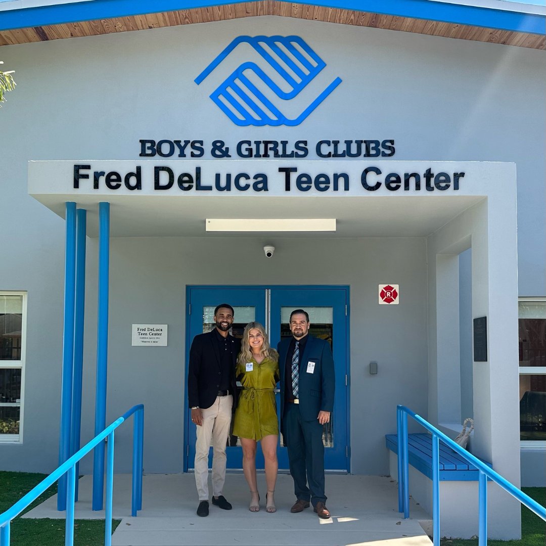 Thrilled to be stepping into the heart of community impact at the Boys & Girls Clubs' new Fred DeLuca Teen Center! 🙌 We're not just partners, we're passionate supporters of their incredible mission to empower youth 💙
.
#BoysAndGirlsClub #FortLauderdale #YouthEmpowerment
