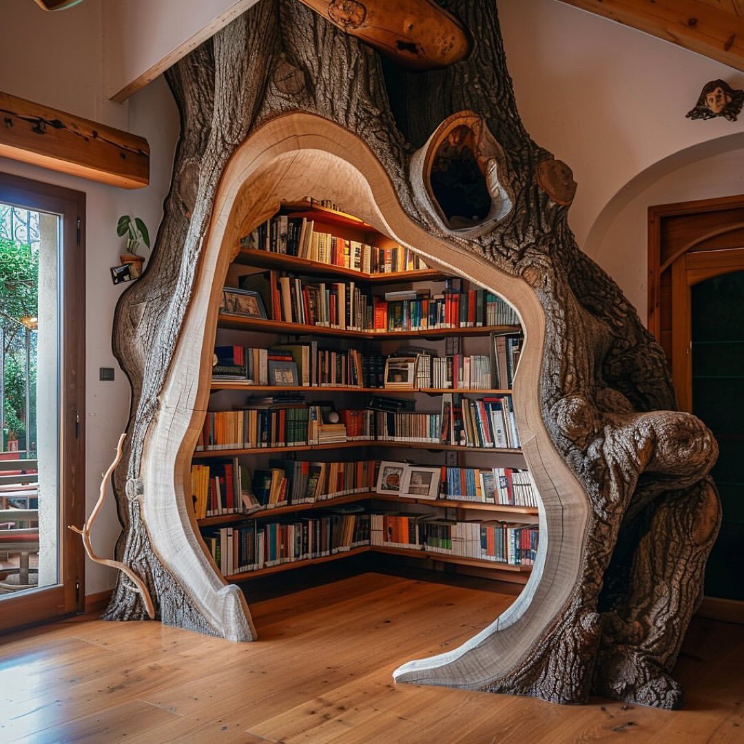 the Hollow Tree Trunk Bookshelf: a charming fusion of nature and functionality. 

Credit: @ecosapiens

Visit: mesmerized.it

#product #productdesign #productdesigner