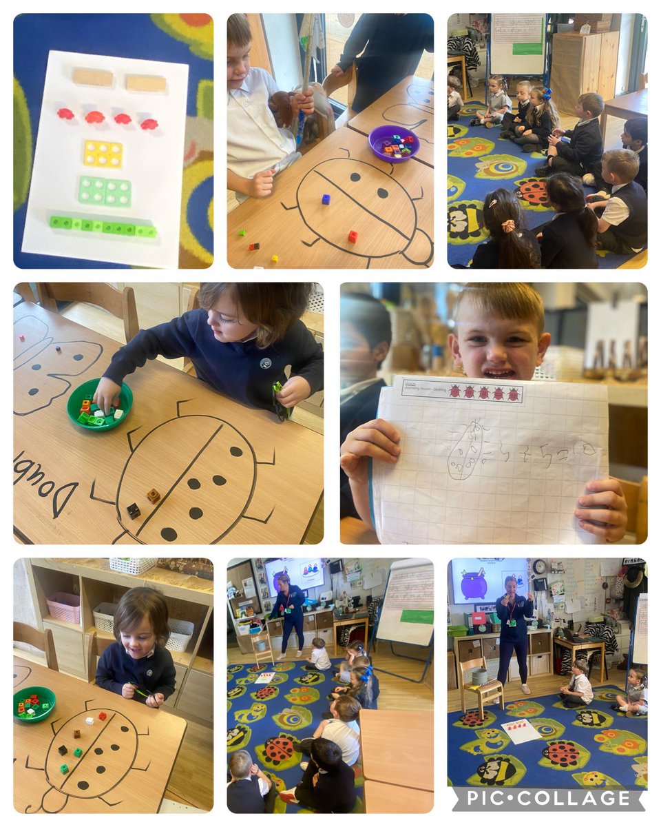 Reception have been learning how to double this week in maths. We know that doubling means two of the same amount. We have had fun doubling the spots of the ladybirds and butterflies and journalling this in our books with number sentences to match! <a href="/CroxtethC/">CroxtethCPS</a> <a href="/ReceptionP_CCPS/">Year Nursery P at Croxteth Primary</a>