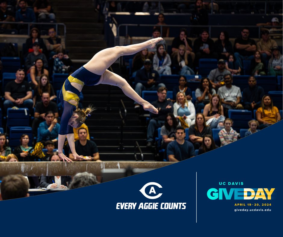 ‼️𝙂𝙄𝙑𝙀 𝘿𝘼𝙔 𝙎𝙏𝘼𝙍𝙏𝙎 𝙏𝙊𝘿𝘼𝙔‼️ 

Please show your support by clicking the link below!

giveday.ucdavis.edu/giving-day/856…

#EveryAggieCounts #GoAgs #UCDavisGiveDay