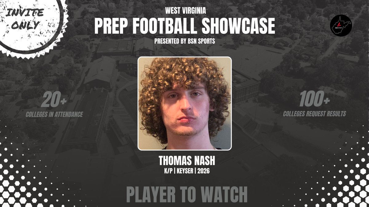 2024 WV Prep Football Showcase Player to Watch: Thomas Nash K/P | Keyser (Invite Only - Top WV Players) #wvprepfb