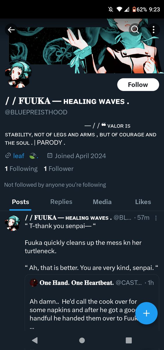 MUD00N's tweet photo. https://t.co/iQQvbnfw6m

I know ain't on here enough, but this account is impersonating my friend Leaf

Stolen layout and everything. 1:1.

Pretty sure y'all know what to do. https://t.co/GRuT7OAV6Z