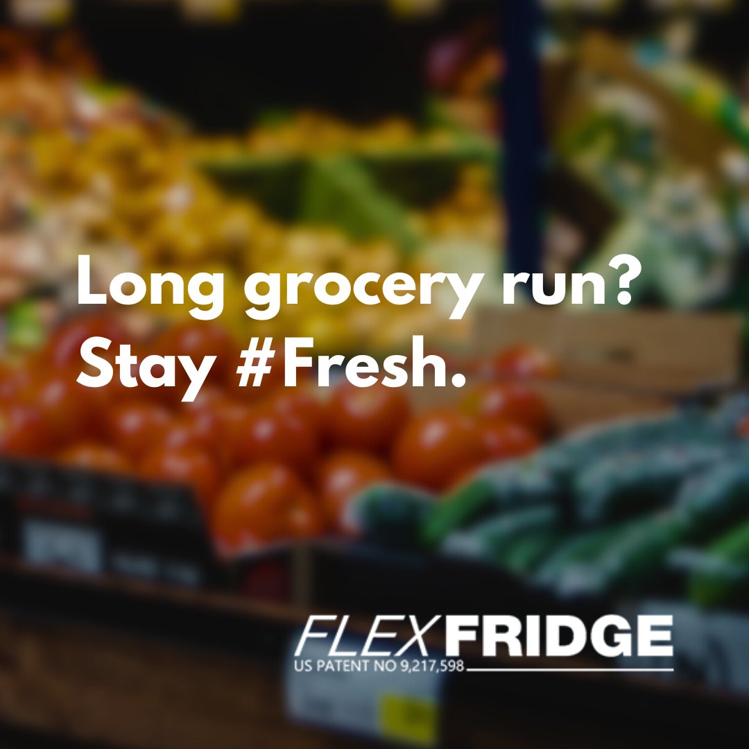 On a grocery run? Keep your produce #Fresh with #FlexFridge.  #FreshProduce #PerfectChill #FlexFridge