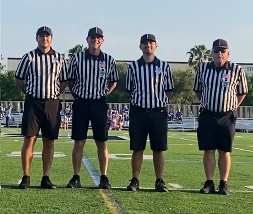 Our crew from last night's @FHSAA Class 1A District 9 Final between @TampaJesuit and @berkeleylax. @FloridaLX @tampalaxreport @USA_Lacrosse @NFHS_Org #PlayOn #GrowTheGame #BehindTheStripes