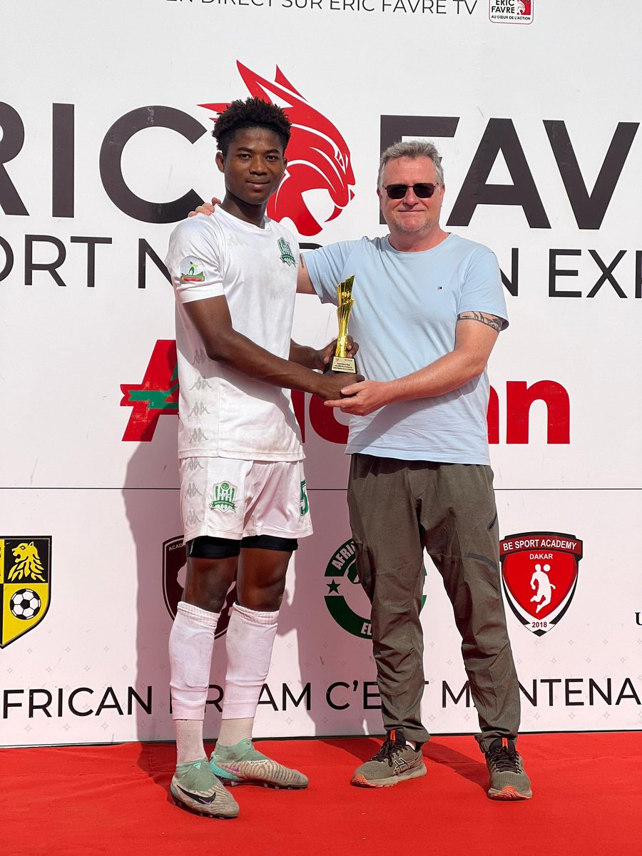 Quart de finale #AfricaChallengeCup | Sanou Junior Sidiki élu homme du match.