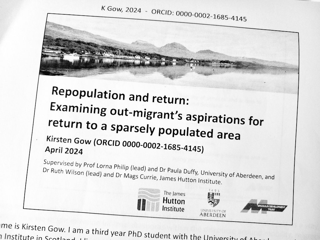 My turn today at #AAG2024 & I'll be talking about my favourite subject: the Scottish islands & their communities! Huge thx to the 500+ folk with island connections who took part in my research. It's an honour to tell your stories. #Depopulation #Repopulation #ReturnMigration