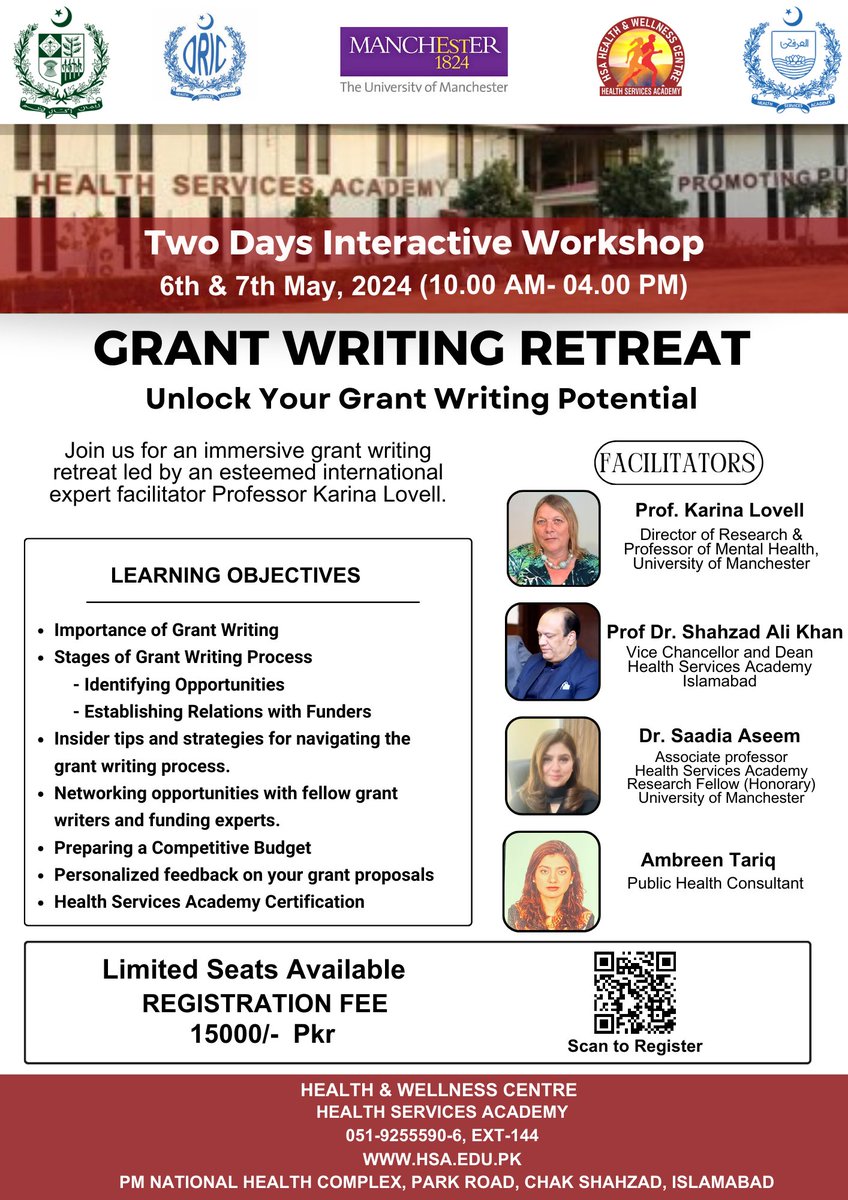 Join our 2-day Grant Writing Retreat o. Gain essential skills for successful grant writing through interactive workshops, discussions, and expert-led sessions. Perfect for all levels of grant writers! To register click the link forms.gle/WUJ5RT7VWZ8PJC…