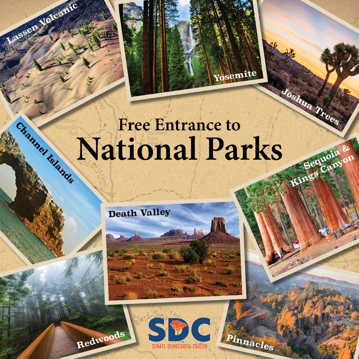 Tomorrow the @natlparkservice will celebrate the start of National Parks Week, kicking the week off with free entrance to the Parks! What #nationalpark in California are you visiting tomorrow? #California #NationalParks #Free