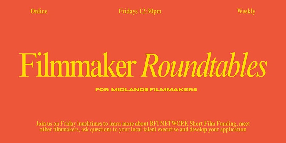 🎉Thankyou to those who came along to the @networkfhm Short Film Fund Roundtable today 🙌 Next week (3rd May) will be our final Roundtable ahead of the Short Film Fund Deadline (9th May) 1-2-1 Support is still available to offer guidance More info - bit.ly/roundtablefhm