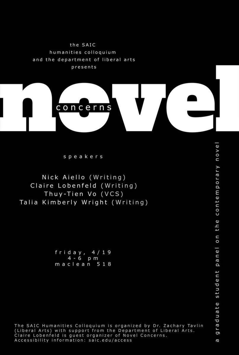 SAIC Writing Program tweet media