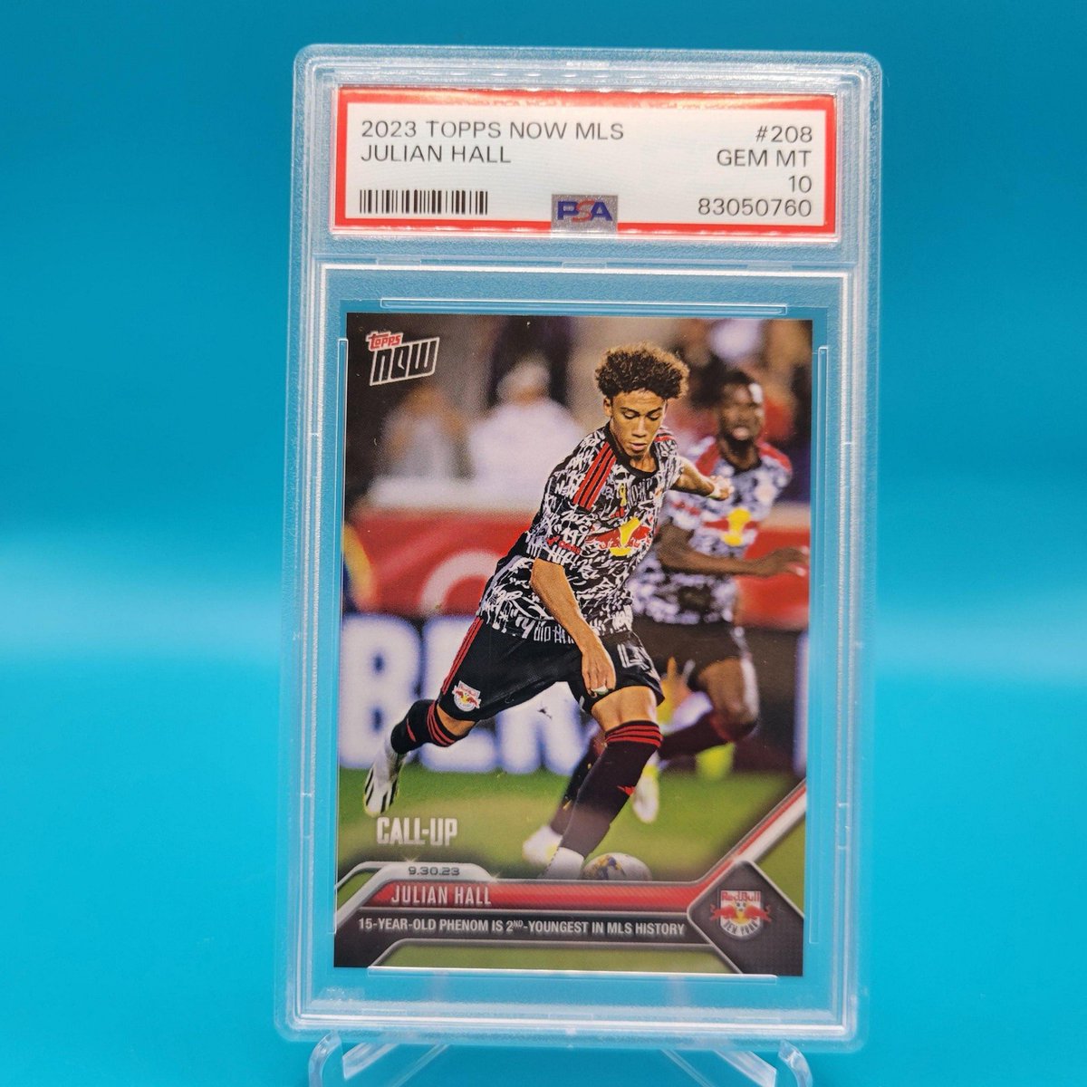 @jcutlersburner Julian Hall 2023 Topps Now MLS Call-Up PSA 10 - $80 BMWT If you've never bought on District before, code Rider7 for $5 off. district.net/product/julian…