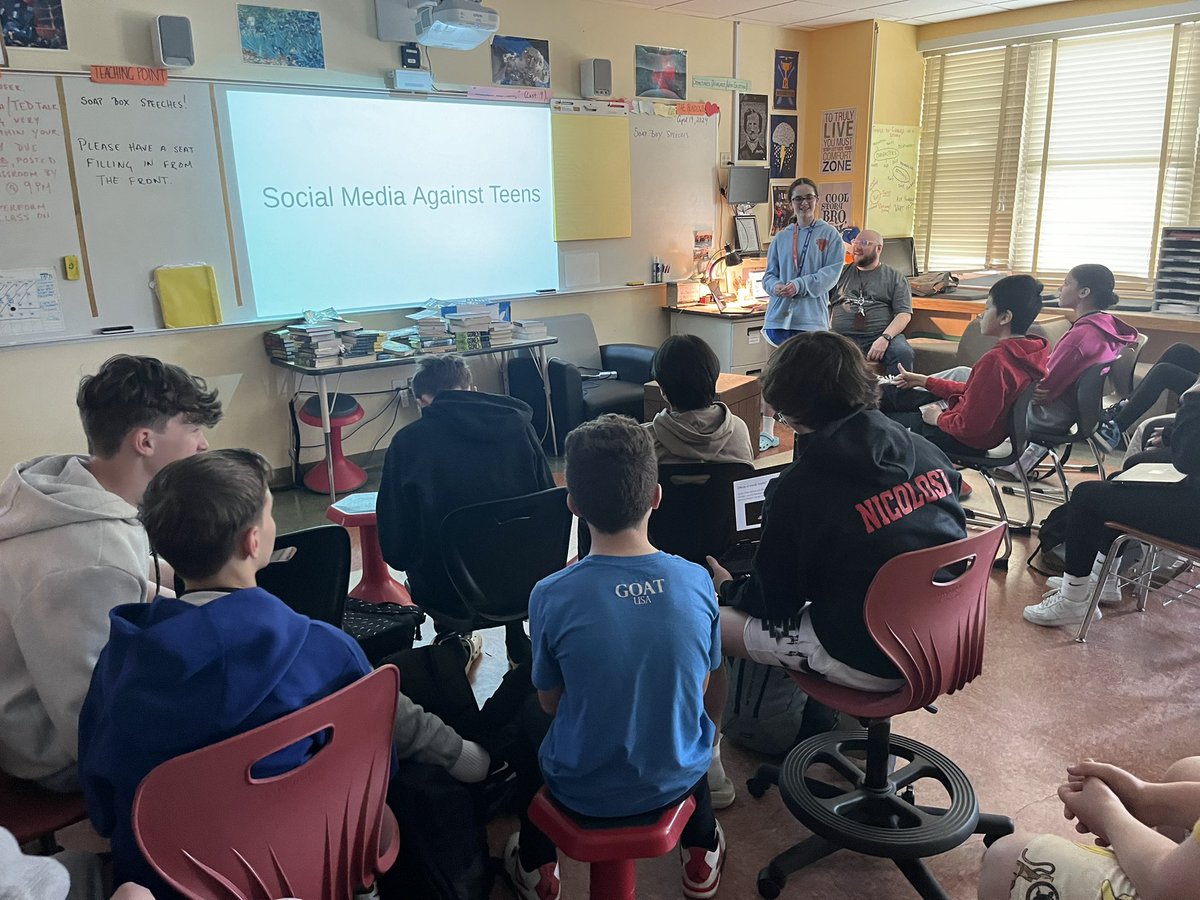 Alexandra Schnupp (@alexschnupp) on Twitter photo 7th grade Ss present soap box speeches to culminate their research reading unit. What an amazing and inspiring way to celebrate student work! #WeArePlainedge <a href="/OfPlainedge/">Plainedge Federation of Teachers</a> <a href="/paged87/">Dan Page</a> <a href="/PMS_Principal/">Anthony DeRiso</a> 7th grade Ss present soap box speeches to culminate their research reading unit. What an amazing and inspiring way to celebrate student work! #WeArePlainedge <a href="/OfPlainedge/">Plainedge Federation of Teachers</a> <a href="/paged87/">Dan Page</a> <a href="/PMS_Principal/">Anthony DeRiso</a>