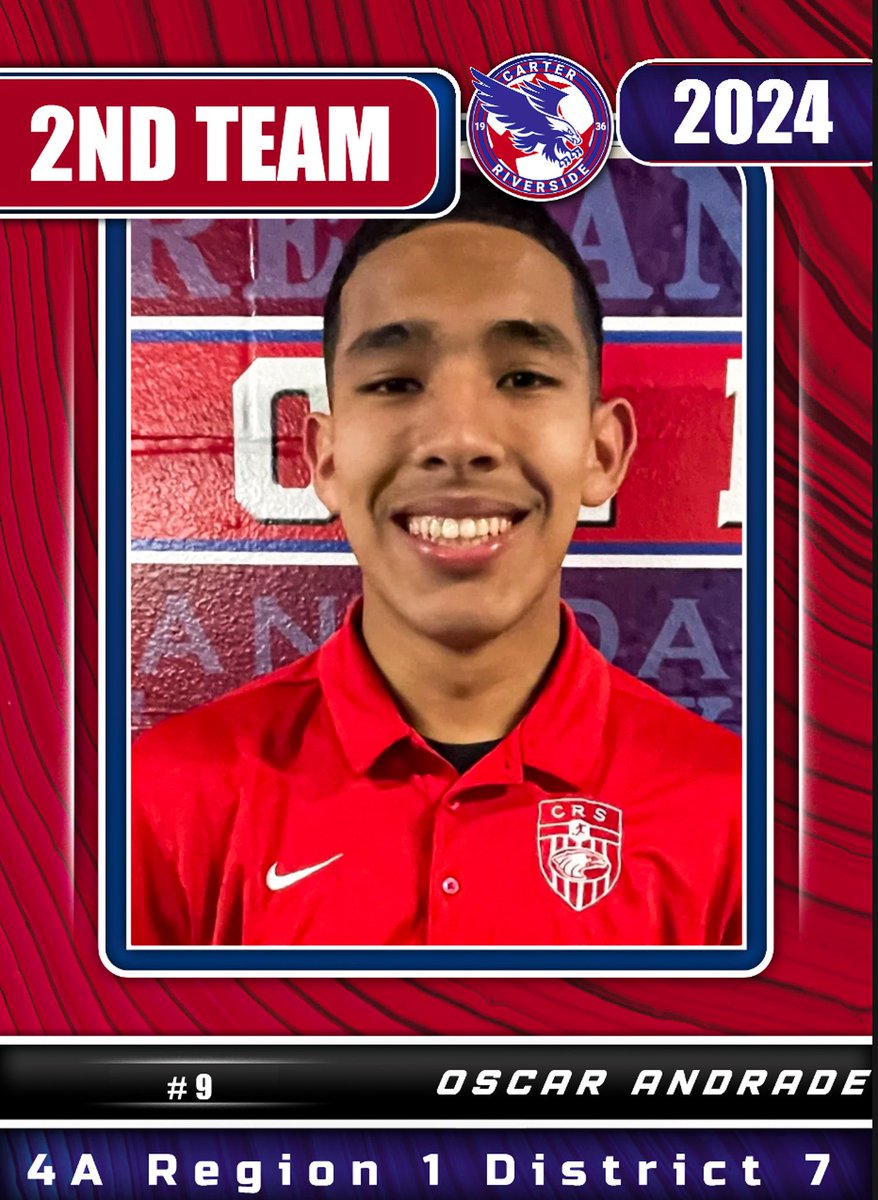 🏆2nd Team Selection🏆 🦅⚽️🦅⚽️🦅⚽️🦅⚽️ 🌟Chris Fuentes 🌟Oscar Andrade Congratulations! We are proud of you! @CRiversideHS @CRSideAthletics @FWISDAthletics @FortWorthISD