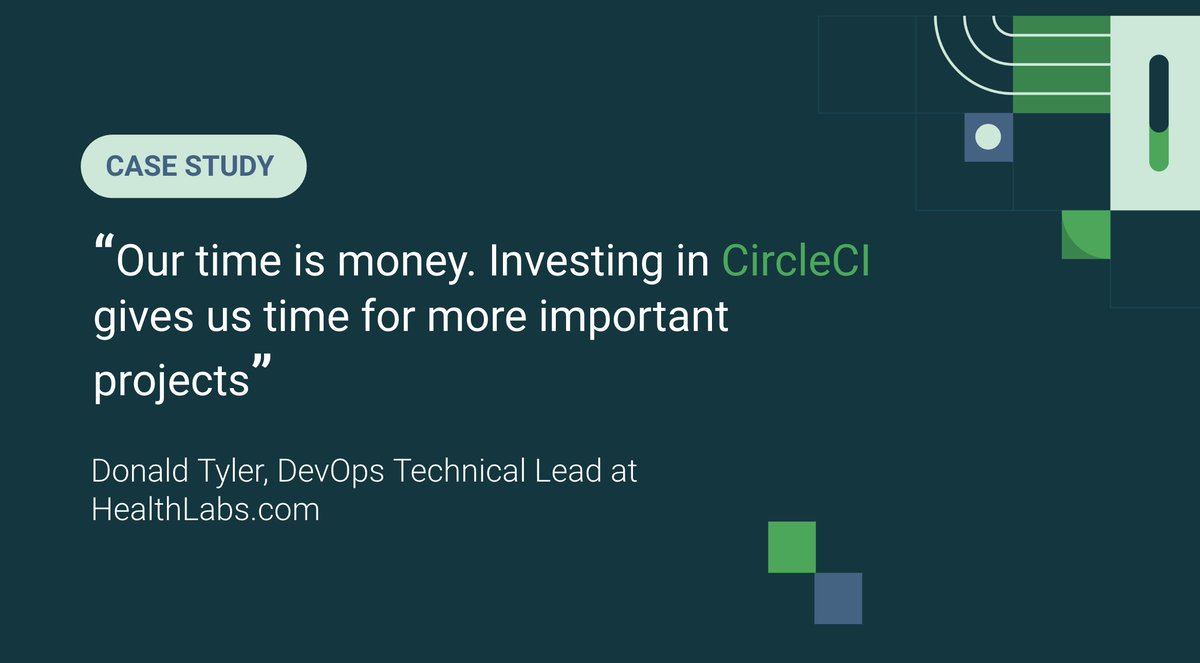 “Good developers are very focused on being productive.” Dig into how CircleCI helps the #DevOps team at @HealthLabs1 stay productive with #automation, continuous platform improvements, and #Docker support. ⬇️ circleci.com/case-studies/h…