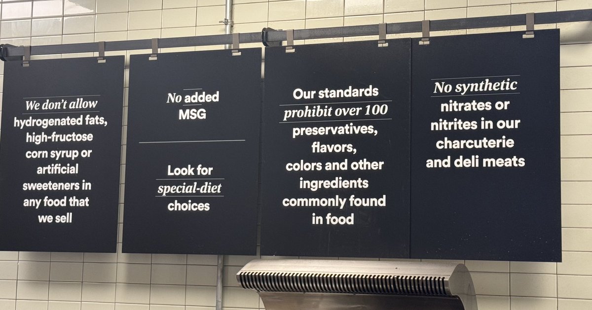 At a Whole Foods right now. This all sounds well and good— but next PLEASE do pro-inflammatory seed (“vegetable”) oils— which your foods (even the salad section!) are absolutely loaded with