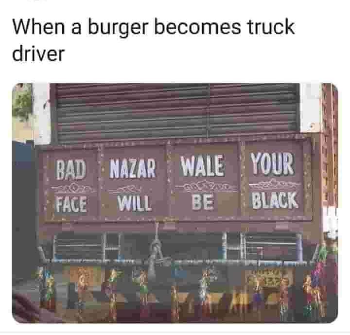 When a burger becomes truck driver 😅😅😅
