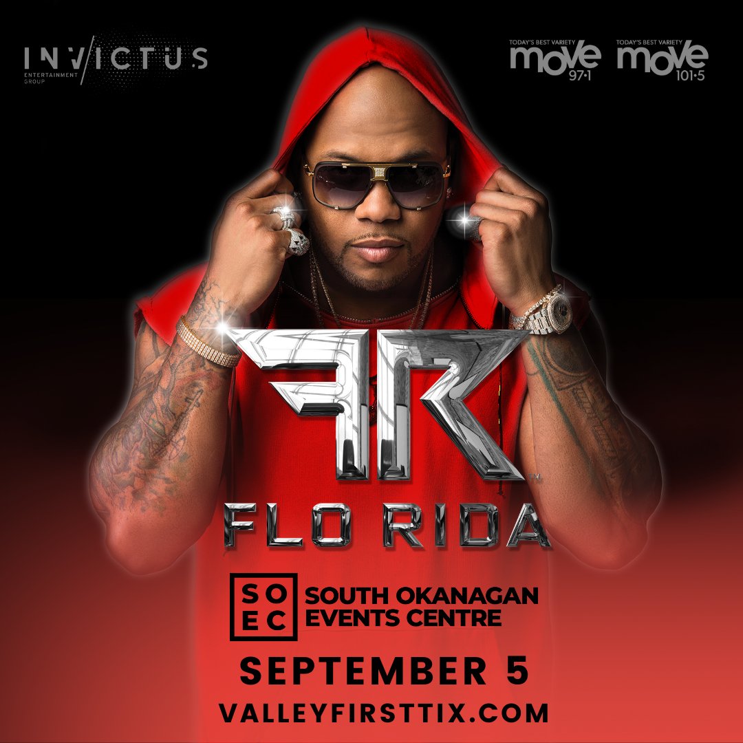 JUST ANNOUNCED: @official_flo is bringing the party to the SOEC on September 5, 2024! Presented by @iegroupca, @Move_971 and @Move1015Kelowna , it's going to be a night packed with chart-topping hits and electrifying energy! 📷 Tickets go on sale Friday, April 26 at 10AM PT