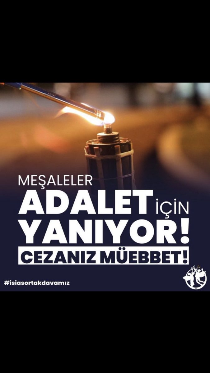 Adalet yerini bulana isias katilleri cezalandırılana kadar #isiasortakdavamız ve acımızdır