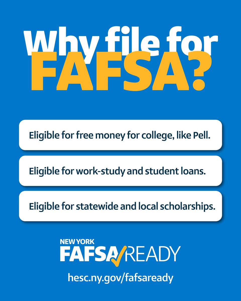 TMMalachii's tweet photo. 📆Attention graduating seniors! Secure your spot and financial aid for college by applying now.Don't wait. Visit https://t.co/ZEVu42OMXY #FAFSAReady🔔 https://t.co/w9pPJI3TEd