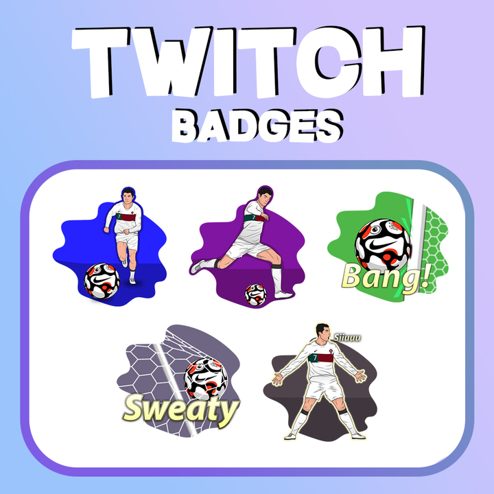A big thanks to my recent client
<a href="/TTVRonaldo1017/">Ronaldo1017</a>  
for the opportunity to create his channel badges, working with someone as amazing as it was a joy ❤
follow him on Twitch, He's an amazing streamer ❤️
twitch.tv/ronaldo1017 

#twitch  #Graphic    #CristianoRonaldo  #GOAT𓃵