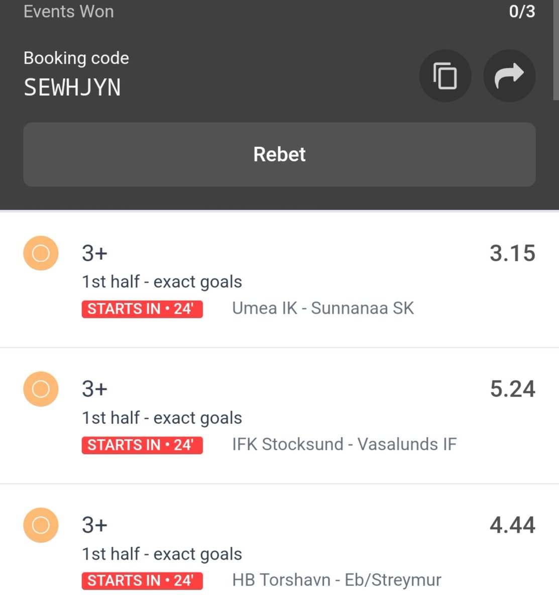 300k loading..✅ 1st half goals 👇 odibets.com/share/SEWHJYN 👆 Easy 73+ odds