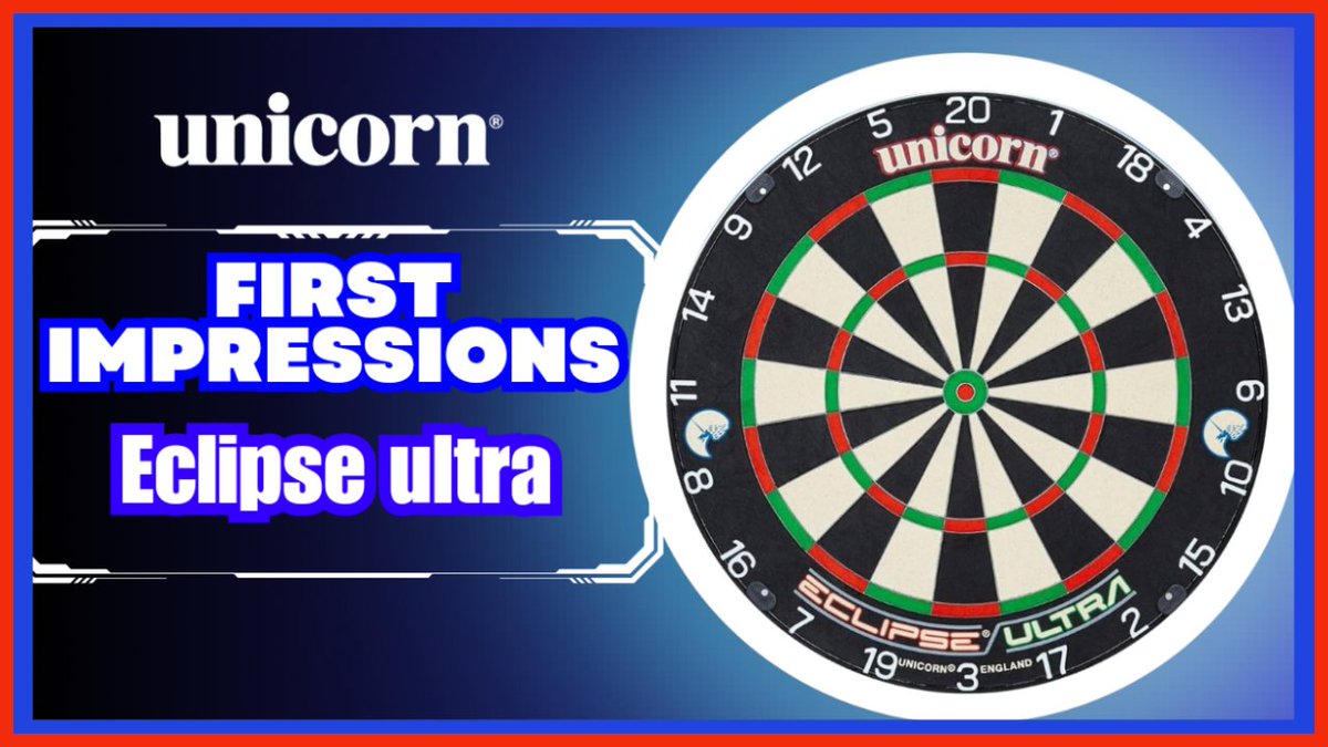 Here it is folks my first impressions or the @UnicornDarts Eclipse Ultra dartboard. 

Reposts appreciated 

Check it out 🎯🎯
youtu.be/_SDfgixO8fU