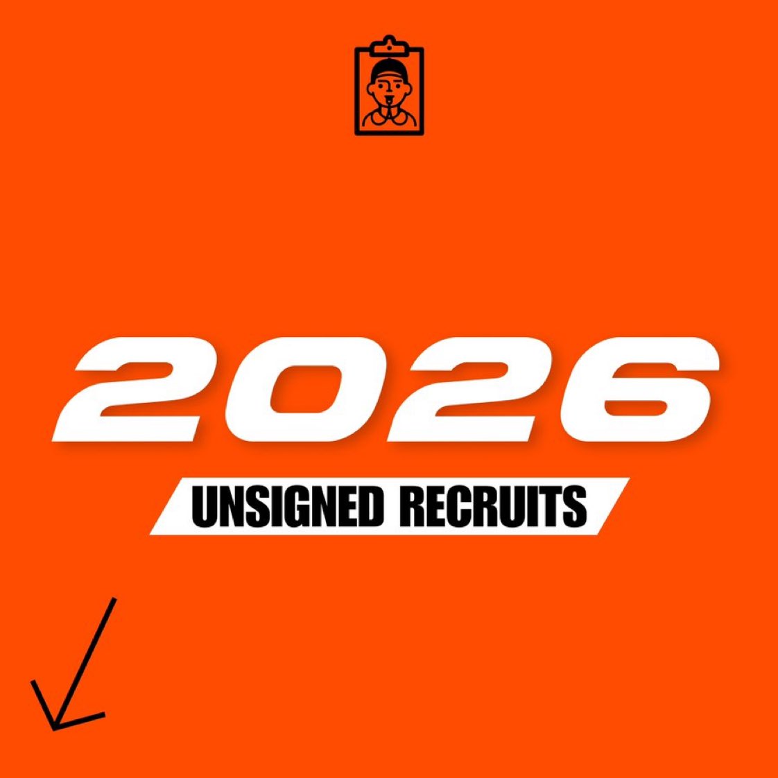 🚨 Unsigned 2026 recruits… You’re on the clock! ⏱️ Who should be on our radar? 📡