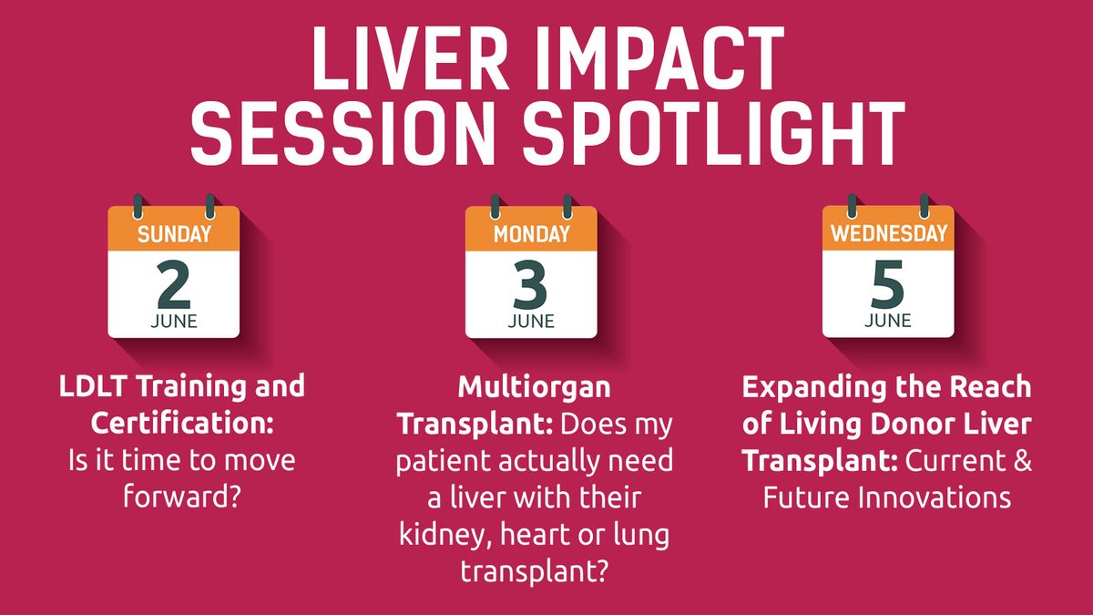 Equip yourself with cutting-edge information to progress your career in liver transplantation. At ATC 2024, you'll see and meet innovators who are redefining liver transplant science and patient care. Learn more about the IMPACT Session Schedule ➡️ bit.ly/3Ul4RhM