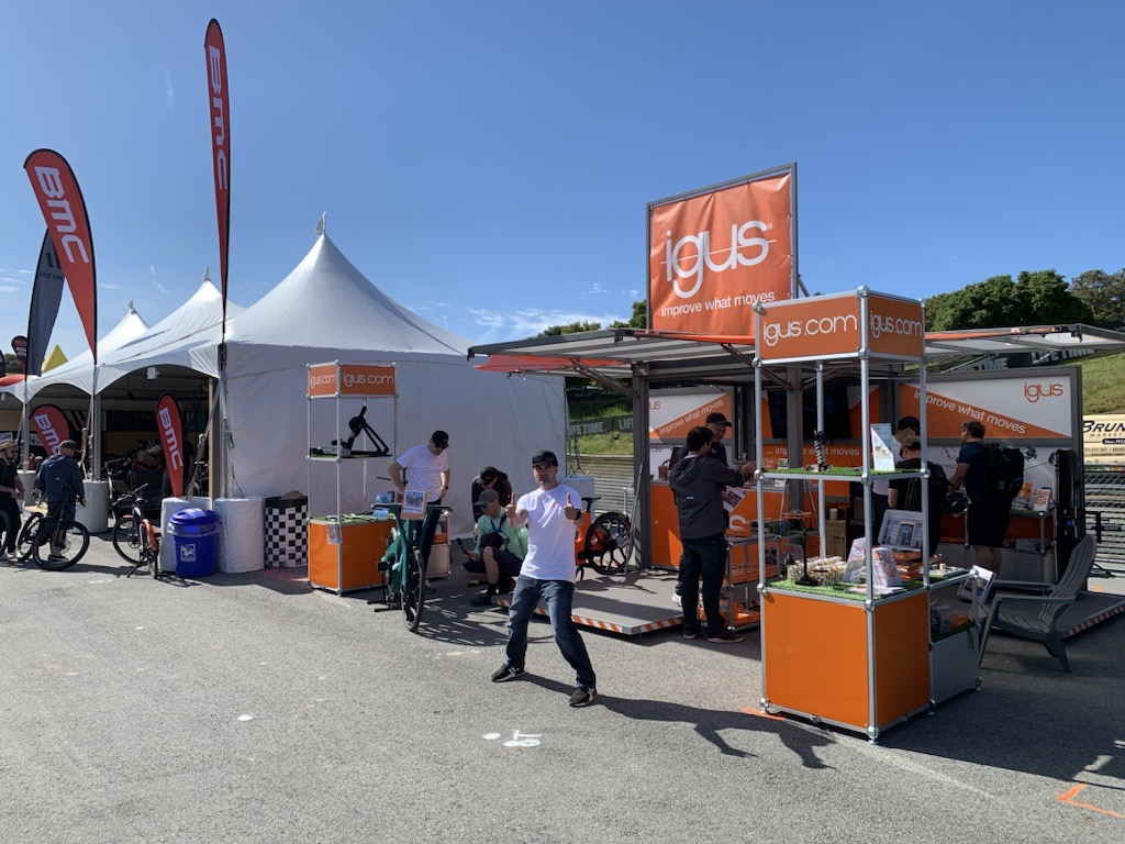 Wow, yesterday was an incredible start to @SeaOtterClassic! We couldn't be more #excited for day 2! Visit booth M333 for high-performance #bike components that resist dirt, dust, and corrosion. Check out the igus:bike and enter our #giveaway! 🚲