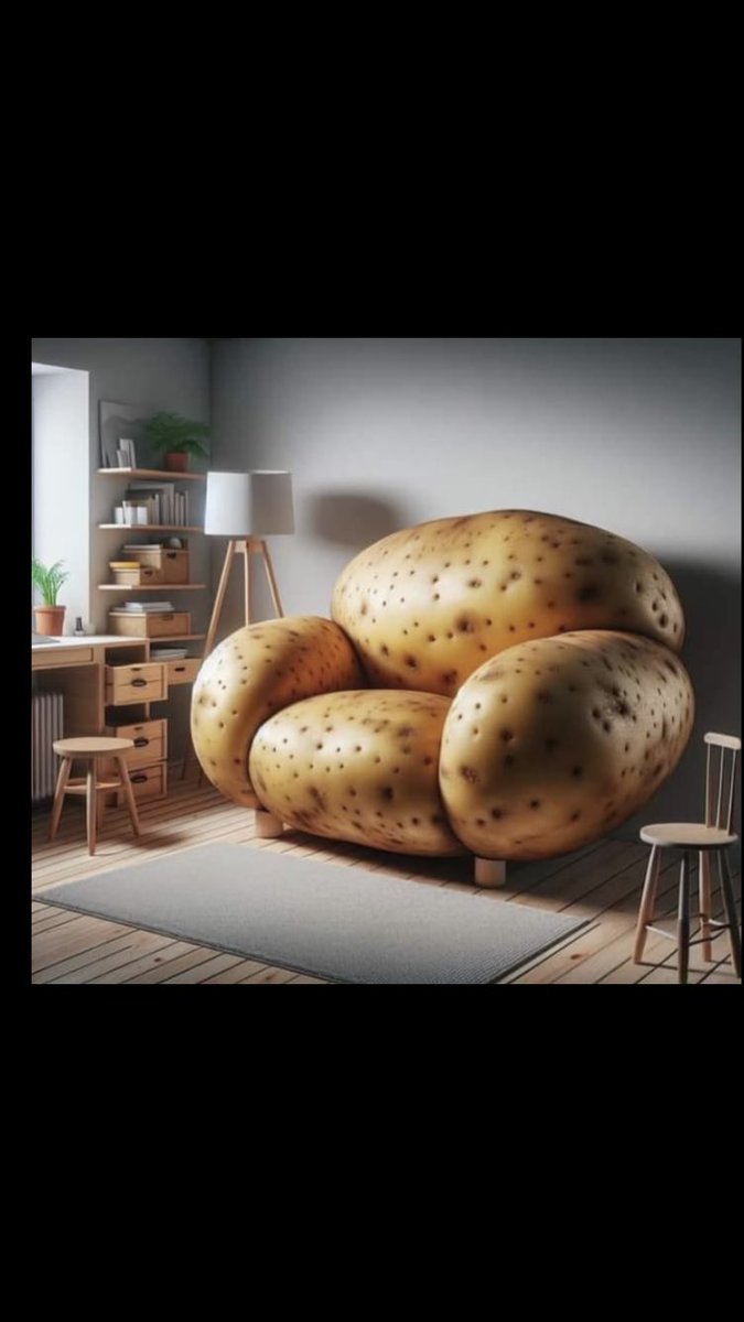 Now this is what you call a Couch Potato 😀