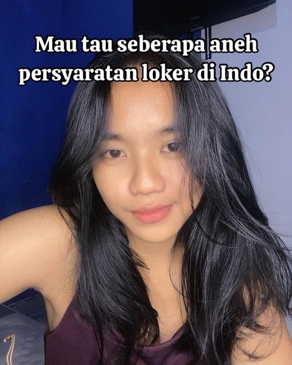 sosmedkeras's tweet photo. Kok bisa sih syaratnya harus begitu? Emang mau dijadiin apa??

📷 tt/agness.haaa https://t.co/2YawV6MhU2