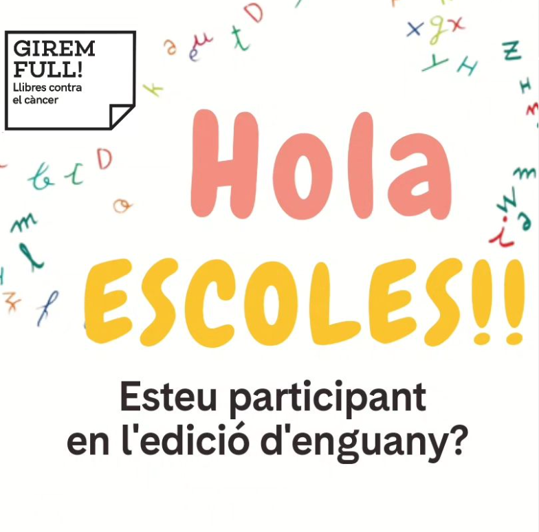 GiremFull's tweet photo. 📢 Hola escoles, instituts, acadèmies...!
Esteu participant en l'edició #GiremFull d'enguany?

Tant si esteu recollint les vostres ressenyes a l'escola, com si les lliureu a una llibreria o les gestioneu a través del web, envieu-nos un DM per posar-vos en contacte amb nosaltres‼️ https://t.co/L5ZIWTsGlJ