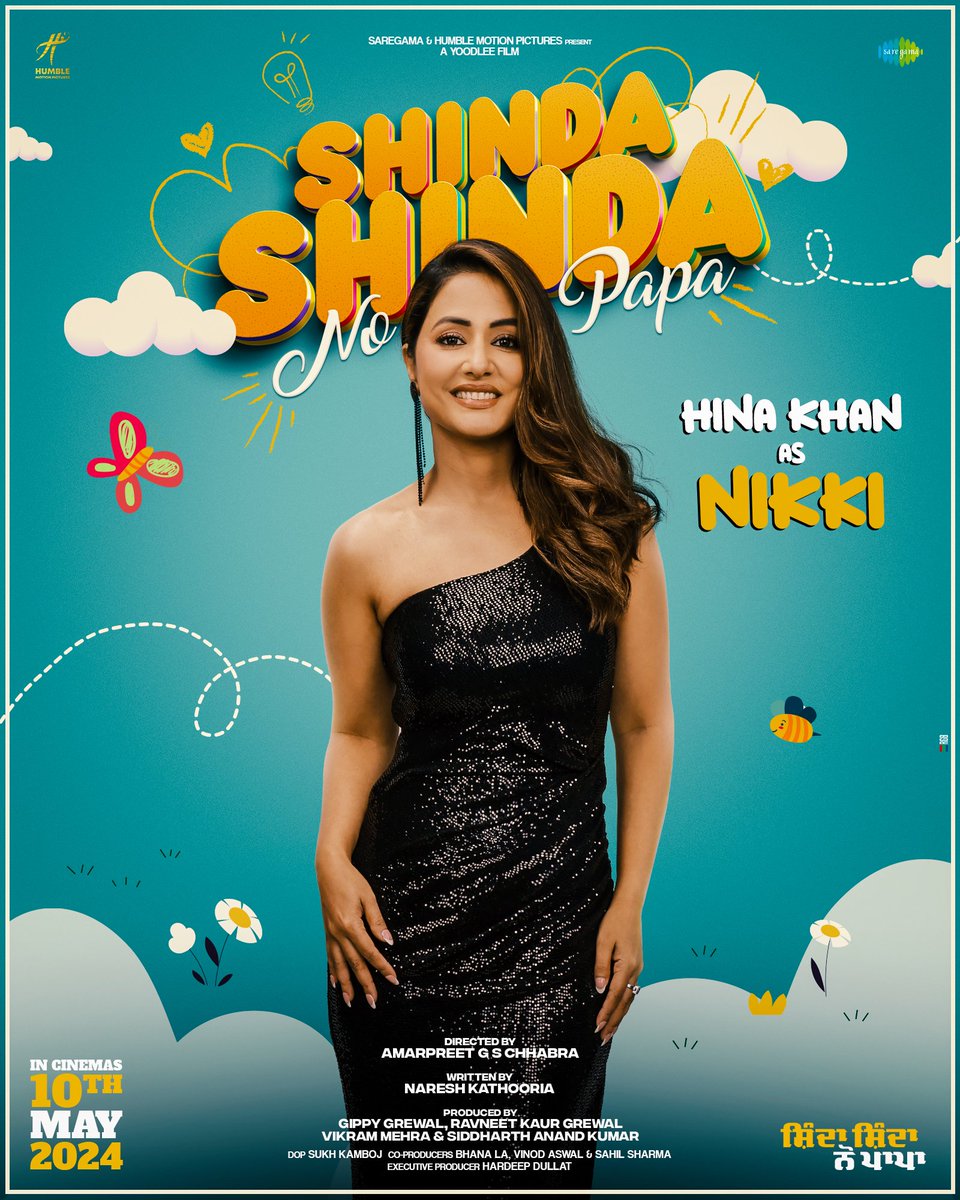ਮਿਲੋ ਜੀ ! 'ਸ਼ਿੰਦਾ ਸ਼ਿੰਦਾ ਨੋ ਪਾਪਾ'
ਵਿਚਲੀ 'ਨਿੱਕੀ' ਨੂੰ
Hina khan X Nikki 😍
Shinda Shinda No Papa Trailer COMING SOON 

#ShindaShindaNoPapa Releasing Worldwide in cinemas on 10th May*
@GippyGrewal @humblemotionpic @jaswinderbhalla