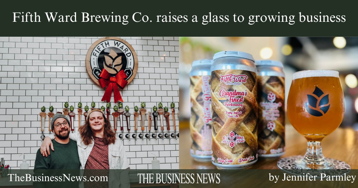 Fifth Ward Brewing Co. in Oshkosh has come a long way since its inception nearly 7 years ago. The brewery is making a name for itself in the WI craft beer market and has experienced a 50% growth from 2022-23. thebusinessnews.com/article/fifth-…