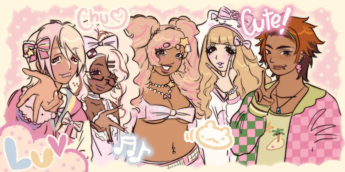 oc gyaru circle ^.^ ⋆ ˚｡⋆୨୧˚