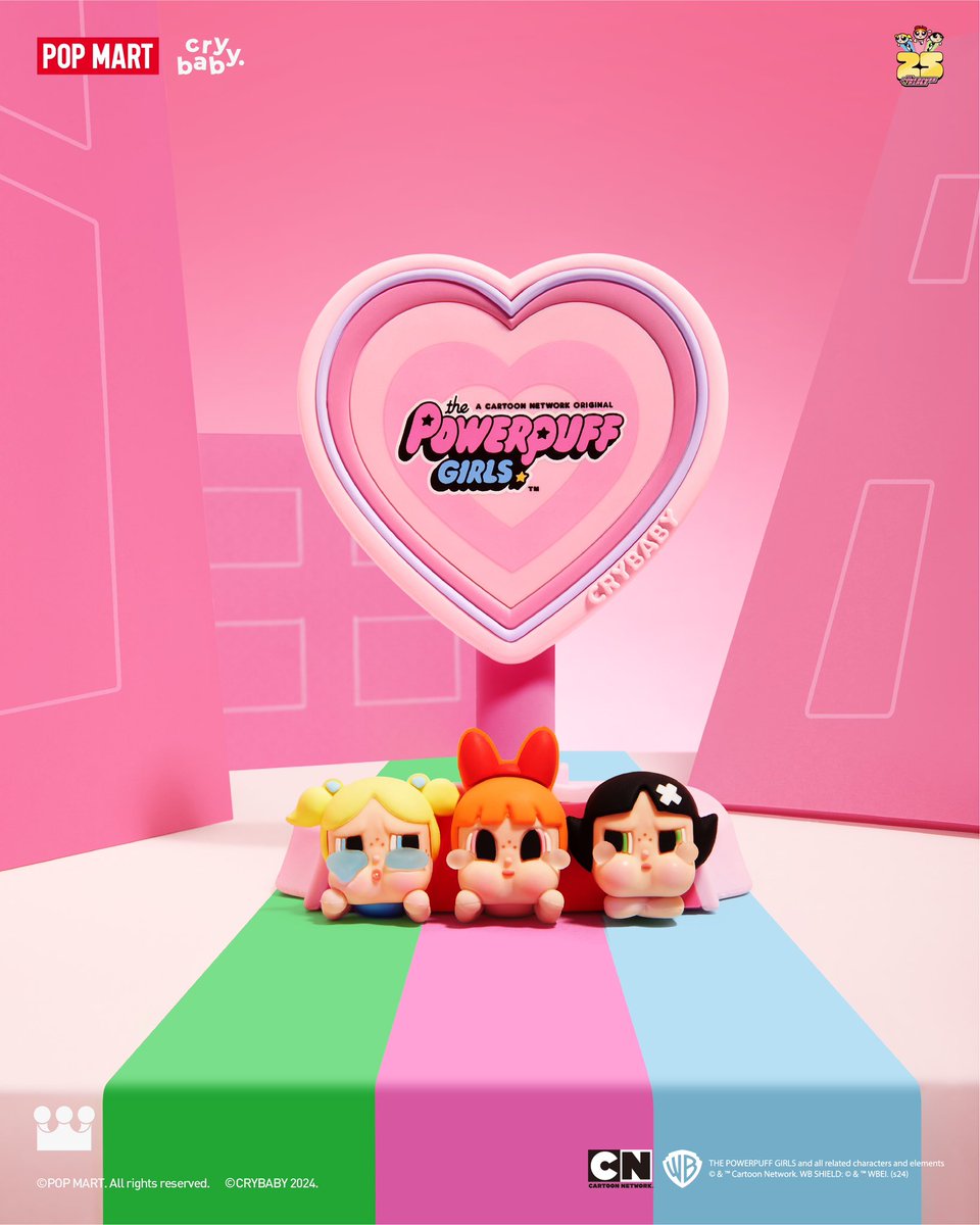 POPMART CRYBABY POWERPUFF GIRLS モバイルスタンド The Powerpuff Girls' x CryBaby: Where to Buy Online