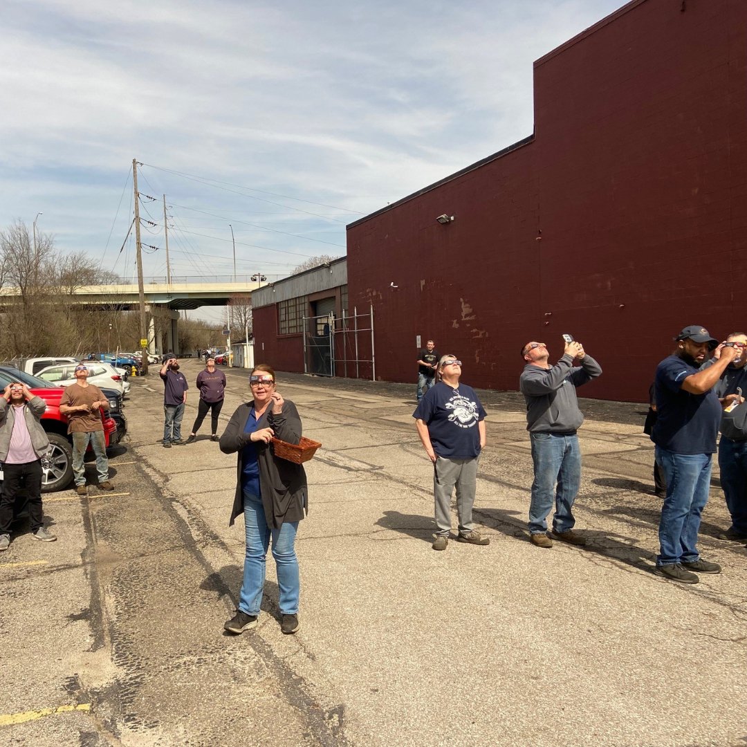 Last week, we had an eclipse party at our headquarters! Wright Tool employees took a break from work to witness the solar eclipse spectacle.

#wrighttool #wrighttools #qualitytools #tools #protools #professionaltools #handtools #toolsofthetrade