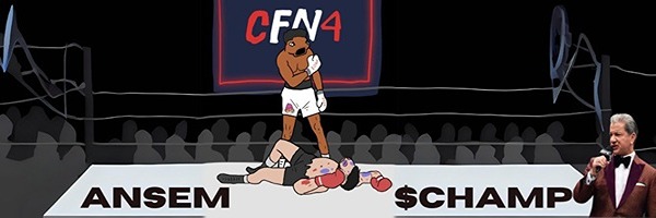 zugzvang's tweet photo. @a1lon9 $CHAMP just launched

A CTO of a CTO of a https://t.co/DkI8raOrX0 rug

Ansem fight soon, bets on now! https://t.co/7RsSXozUin