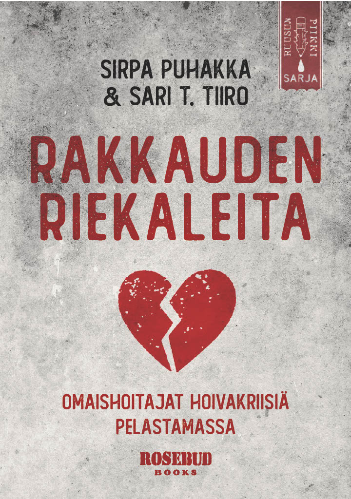 Tällainen siitä tuli. Uusi - ja rohkenen sanoa, että kattava - tietokirja omaishoidosta. Sirpa Puhakka analysoi omaishoidon kehitystä osana hoivajärjestelmää ja minä kirjoitan omaishoitaja-realityä. Mitä rakkaudesta jäi jäljelle 10 vuoden jälkeen?