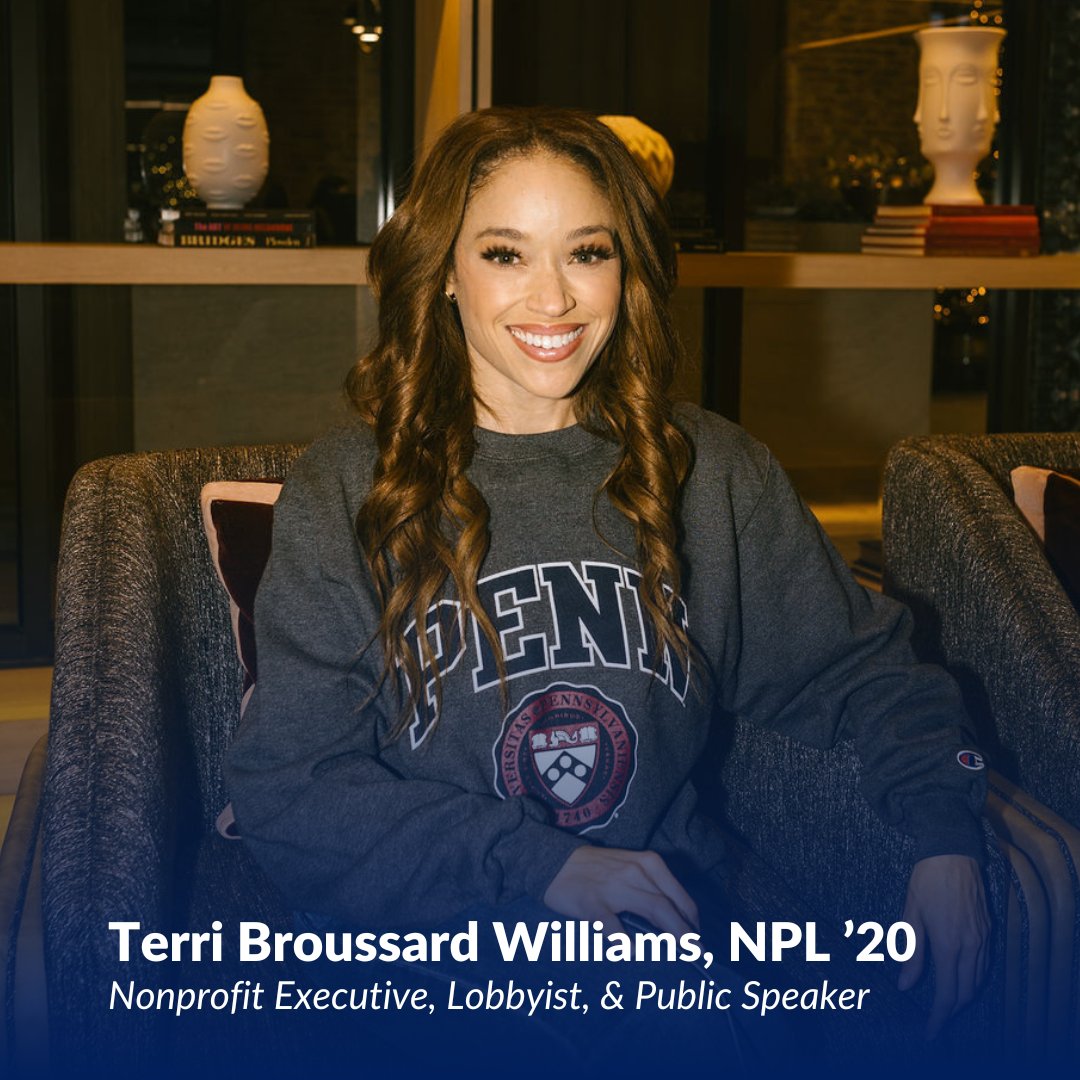 In this #SP2AlumniSpotlight, hear from nonprofit executive, lobbyist, & public speaker Terri Broussard Williams (@LobbyLand). A graduate of @upenn_npl & @penn_csis, Terri currently serves as head of state & local government relations at @EdwardJones. bit.ly/3vXUneN