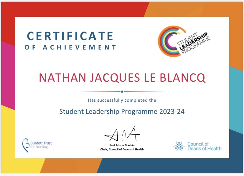 My personal big CPD goal for this year has been working on my leadership, and this has been a fantastic part of that. Thanks to @councilofdeans @150Leaders for the awesome experience, @BU_ParaScience for the support & my train buddy @leddy___ for putting up with me!