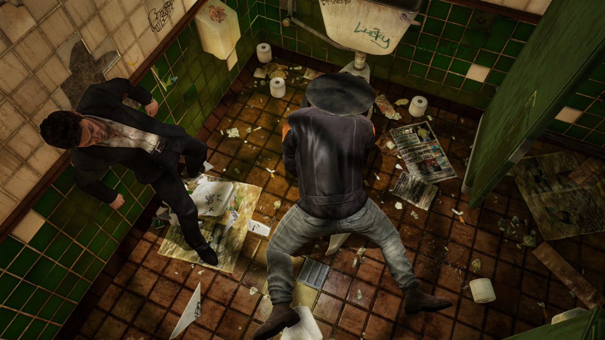 HomuraChihiro's tweet photo. A swirly in the grossest bathroom 😝

🪙Uncharted 3: Drake’s Deception
🪙Video game by @Naughty_Dog 
🪙PlayStation 5
🪙Virtual Photography with edits in Lightroom

#VGPUnite #ThePhotoMode #VPRT #ArtisticofSociety #vpfunny #FocusFriday https://t.co/sNoE4l3pN7