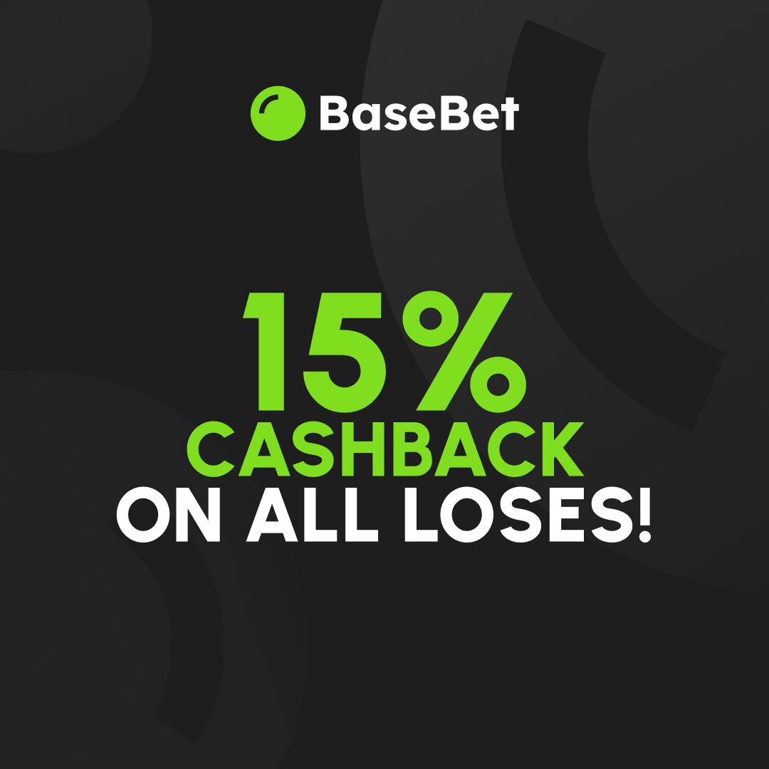 We are giving 15% Money-back for all losses until the 3rd of May.💰 Built for the community. basebet.io