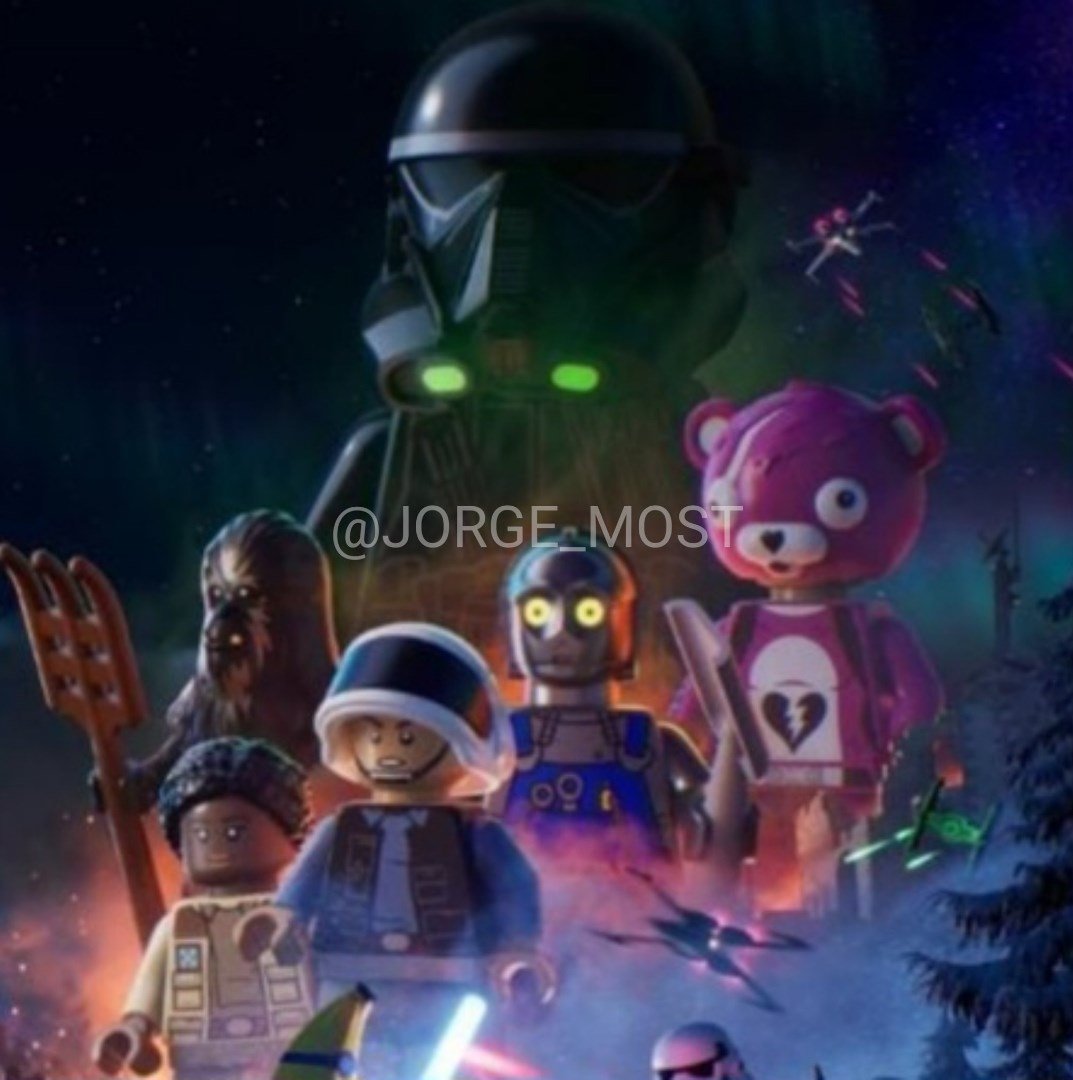 Fortnite x Star Wars LEGO update has reportedly been LEAKED ‼️ • C-3PO, Death Trooper, Rebel Trooper & Chewbacca Skins • Fortnite LEGO Lightsabers This is still unconfirmed but it looks pretty good to me.. And it's only a small part of a bigger image. [VIA @jorge_most]