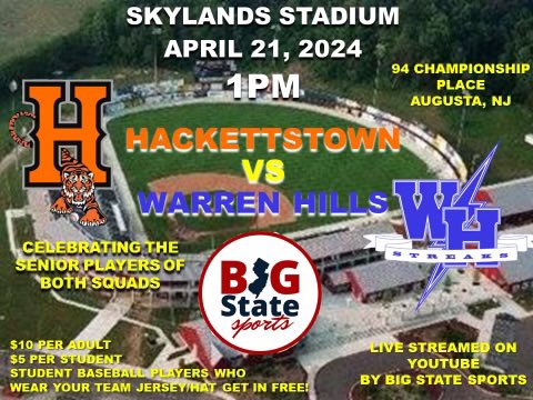 Come out and support the Tigers against rival Warren Hills!