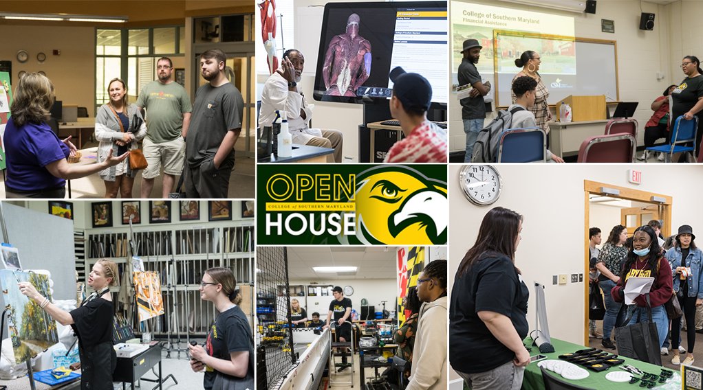 CSM Hosts Open Houses April 23 - May 1; All are Invited to Learn About Your Community's College csmd.edu/news/2024/csm-… @CSMHawks @SoMdNews
