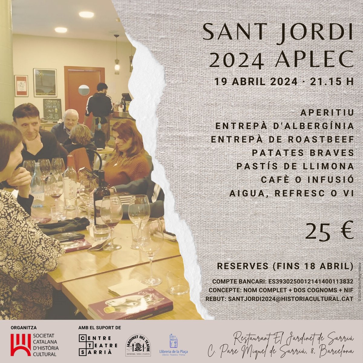 historiacultural.cat (@histcultcat) on Twitter photo 🗣️D'aquí a una estona, tenim l'oportunitat de conversar, a fons, sobre cultura i societat amb el Dr. Manuel Montobbio, diplomàtic i escriptor, al Centre i Teatre de Sarrià.
➡️<a href="/ManuelMontobbio/">Manuel Montobbio</a> #XavierBaró <a href="/PereIgnasiPoy/">Pere Ignasi Poy 🇪🇺</a>
➕<a href="/Centredesarria/">Centre i Teatre de Sarrià</a> <a href="/ioc/">Institut Obert de Catalunya</a> <a href="/llibreriaplaca/">Llibreria de la Plaça</a> #JardinetTeatre 🗣️D'aquí a una estona, tenim l'oportunitat de conversar, a fons, sobre cultura i societat amb el Dr. Manuel Montobbio, diplomàtic i escriptor, al Centre i Teatre de Sarrià.
➡️<a href="/ManuelMontobbio/">Manuel Montobbio</a> #XavierBaró <a href="/PereIgnasiPoy/">Pere Ignasi Poy 🇪🇺</a>
➕<a href="/Centredesarria/">Centre i Teatre de Sarrià</a> <a href="/ioc/">Institut Obert de Catalunya</a> <a href="/llibreriaplaca/">Llibreria de la Plaça</a> #JardinetTeatre